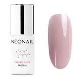 NEONAIL UV Nagellack - Base Coat Gel UV - Modeling Cover Base Protein Soft Nude 7,2 ml - Unterlack Für Nägel Lack Gel