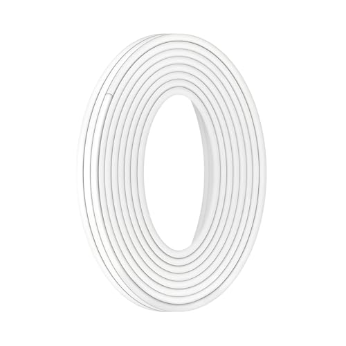 Qrity 3/8" PE Schlauch, Kühlschrankschlauch, Osmose Schlauch, 2 Meter Wasserzulaufleitung, für Wasserfilter, Kühlschränke, RO Wasserfiltersystem