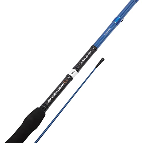 Savage Gear SGS2 Inline Boat Game 2,13m 150-400g - Bootsrute zum Pilken & Jiggen, Meeresrute, Dorschrute, Angelrute