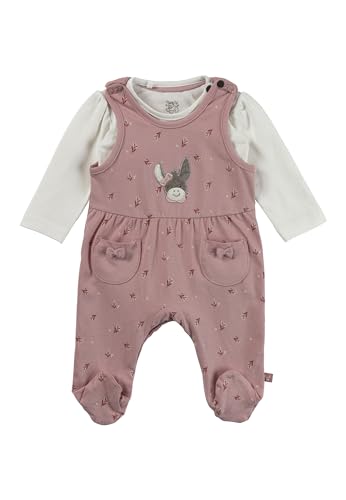 Sterntaler Mädchen Set Blümchen Baby Strampler, mattrosa, 44