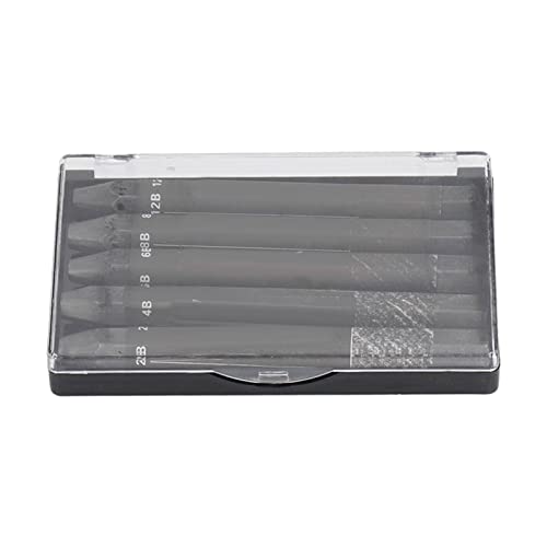 Cocoarm 5 PCs Graphit -Sticks, Wasserlösliche Sechskantstange Zum Skizzieren, Ölmalerei, Aquarell mit Einzigartigem Design, Breiten Anwendungen und Graphitpulver für den Kunstausdruck