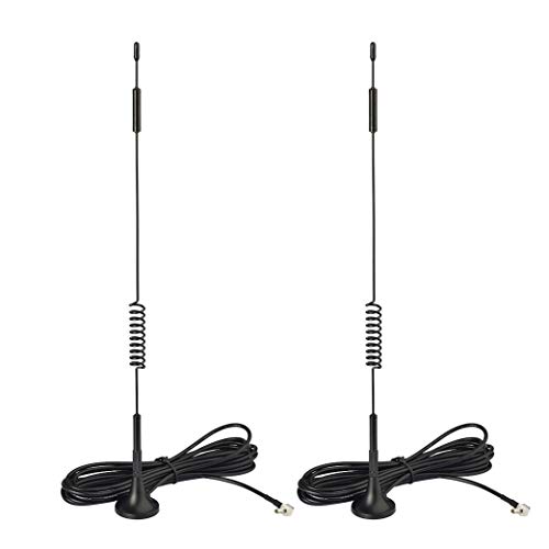 Bingfu LTE Antenne TS9 7dBi MIMO 4G Externe Antenne Signalverstärker mit Magnetfuß und 3M Verlängerungskabel Kompatibel mit Telekom Vodafone O2 Huawei Mobile Hotspots Aircards LTE Router