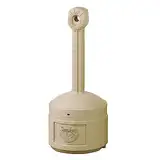 Justrite 26800 High Density Polyethylen (HDPE), Waffenstillstand Zigarette Butt Köcher, 4 Liter Kapazität, 5670, beige, 1