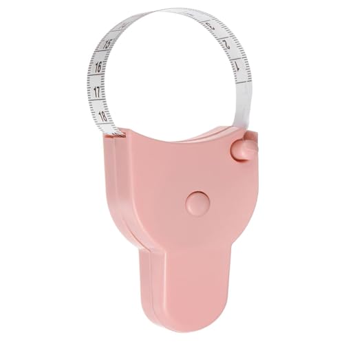 Körpermaßband, Suiyeejan Maßband Körpermaßband 150 cm Maßband, einziehbares Maßband zur Körpermessung und Gewichtsabnahme, Genaues Körpermaßband für Fitness, Schneider, Nähen (Rosa, 1 Stück)