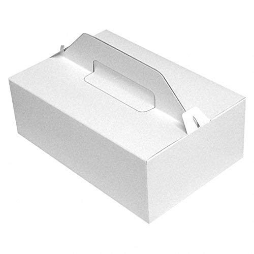 VEPATIM 50 Tragebox für Tortenstücke und Kuchenstücke 27x18x10cm weiß