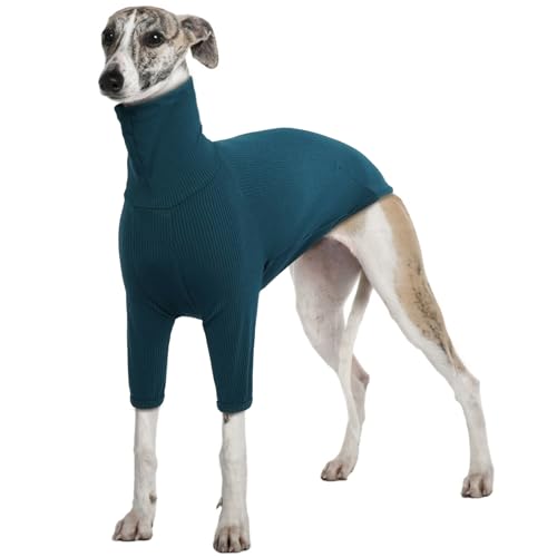 Windhund Winter Mantel, Warm Windhund Jacke Shirt Windhund Hundepullover Grosse Hunde Winterpullover Windhund Hundepullover Windhund(Blau, 3XL)