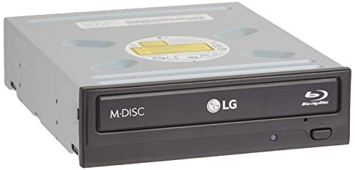 LG Electronics WH16NS40 16X Blu-ray/DVD/CD Multikompatibles internes SATA-Rewriter-Laufwerk, BDXL, M-DISC-Unterstützung, Schwarz