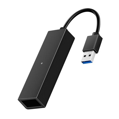 Mcbazel VR Kamera Adapter für PS5 Pro/Slim/PS5, für PS4 Kamera zu PS5 Konsole USB3.0 Konverter, für PS VR mit LED-Anzeige Kompatibel mit PS4 Kamera zu PS5 Konsole auf dem PS VR Spiel - Schwarz