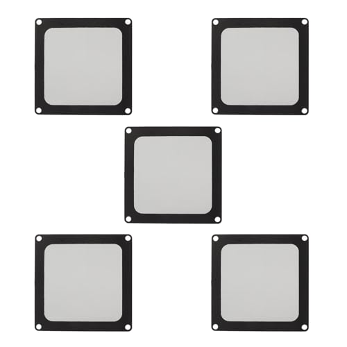 Weichmagnet Nylonrahmen PC -Chassis -Kühlstaubfilter Stabiler Nylon Mesh Staubabdeckung, 5pcs für Stromversorgung und Lüfterschlitze Im PC Chassis