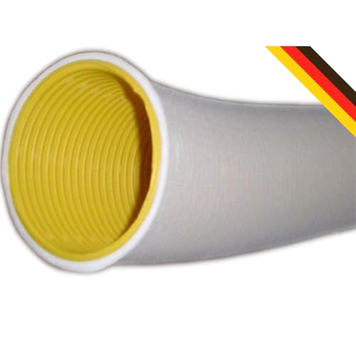 Doubleyou Geovlies & Baustoffe | Drainage | Drainagerohr Set mit Filterschlauch | DN50 Gelocht | 5 Meter | Flexibles PVC-U Dränrohr | DIN 1187 | Effektive Entwässerung für Keller, Garten und mehr...