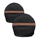 Tire Cover Set - Haltbarer Wasserdichtes Schild, UV -Blockierung Vinylwrap | Ersatzreifenschutz Für RV -Anhänger -, Die Gesamte Saison Staubschutz Sonnenschutzzubehör Für Parkplätze Im Freie