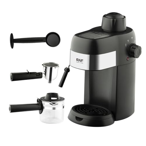 Qianly Espresso -Maschinenhersteller tragbar leicht zu reinigen 800 -W Edelstahl Home Home Druck Milk Frother Kaffeebrauer