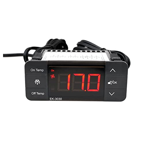 Schwamm 1 Stück Thermostatsensor Kälte-Abtauthermostat für Kühllager-Gefrierschrank EK-3030 220 V