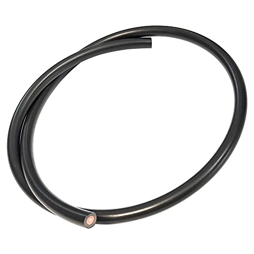 1M ZÜNDKABEL 7MM ZÜNDUNGSKABEL ZÜNDKERZE MOTORRAD MOPED VESPA SOLEX ZÜNDAPP HERCULES KREIDLER SCHWARZ MOFA MOKICK QUAD ZÜNDKERZENSTECKER 2 TAKT MOTOR BENZIN KRAFTSTOFF PVC KUPFER KABEL AUTO