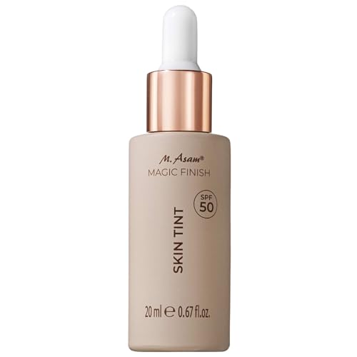 M.Asam Magic Finish SKIN TINT Soft Ivory LSF 50 (20ml), Flüssige Foundation mit Lichtschutzfaktor, Make Up für das Gesicht mit Vitamin C, Leichte Deckkraft, Natürliches Glow Finish.