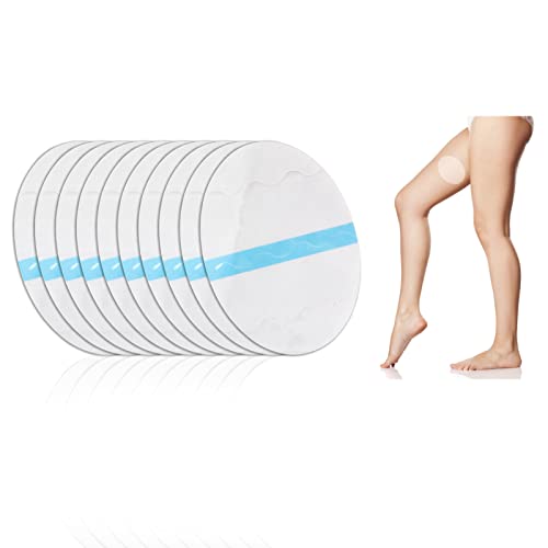Sonew 10 Stück Oberschenkel-Anti-Reibungs-Pads, Einweg-Knie-Waden-Anti-Scheuer-Pads, Unisex, Unsichtbare, Selbstklebende Schweiß-Oberschenkelbänder für Den Außenbereich, Klare Farbe
