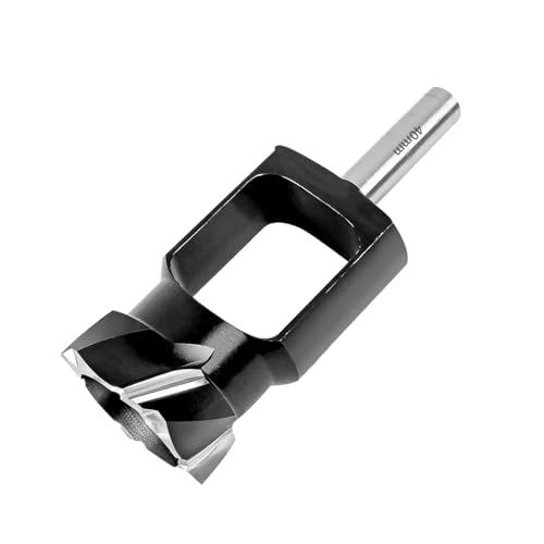 Dübeldübelschneider Zapfenbohrer Bi, Holzdübellochschneider, Zapfendübel und Dübelbohrer Holzbearbeitungsschneider, konischer Dichtungsstopfenschneider, 13 mm Schaft für Möbelherstellung (40 mm)