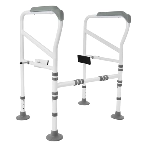 Toilettenstütze WC-Aufstehhilfe Toilettengestell Stützhilfe Einstellbare 100kg in Familientoiletten, Badezimmern, Krankenhäusern, Pflegeheimen, Sozialeinrichtungen, Behindertenzentre