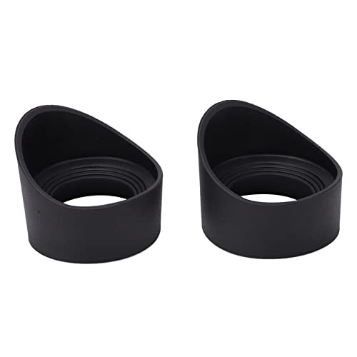 2PCS Okular-Augenschutz, Faltbarer Okularschutz aus Weichem Gummi Stereomikroskop-Zubehör für 42-48-mm-Stereomikroskop, Monokulare und Ferngläser