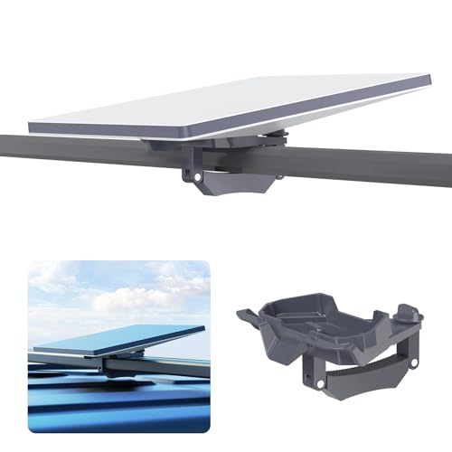 Mini Starlink Dachträger Montagehalter, Aluminium Mini Starlink Auto Montagehalter, Diebstahlsicheres Starlink Mini Montageset für Starlink Mini Dishy – Für Wohnmobile, Yachten & Dachinstallation