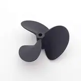 PEXORT 3-Blatt-Nylonpropeller 70 mm 80 mm Steigung 1,6 Propeller 5 mm Schaft RC-Boot Schlepper Köderboot ROV Roboter Wasserstrahlruder Außenbordmotorpropeller(1PC 70mm Right Hand)