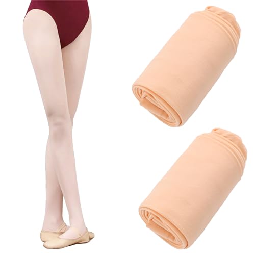LILELIG 2 Paar Ballett Strumpfhose Mädchen,Feinstrumpfhose Mädchen,Ballettstrumpfhose Mädchen,Strumpfhosen für Mädchen,Tanzstrumpfhose Mädchen,für Ballett Gymnastik Tanz Sport,5–8 Jahren