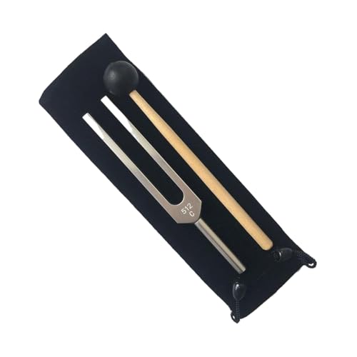 Stimmgabel-Set – 512 Hz / 1024 Hz Instrument für Klangheilung, Aluminiumlegierung, rostfrei für Balance und Gesundheit, Entspannung des Körpers, Stressabbau