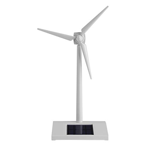 LetCart Mini Solarenergie Windmühle Spielzeug Modell Solar Powered 3D Windmühle Kinder Wissenschaft Lehrmittel Heimtextilien Ornament Desktop-Modell Solarbetriebene Windmühlen Windkraftanlage