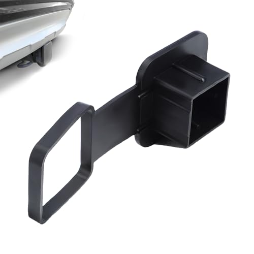 VZU 2 Zoll Schutzkappe Anhängerkupplung mit Halterung, Gummi Anhängerkupplung Abdeckung für 2-Zoll-Empfänger Klasse 3 4 5 für Toyota Ford Jeep Chevrolet Nissan Dodge Ram Porsche Mercedes Benz