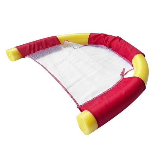 Poolnudel Stuhl Schwimmen Nudelstuhl Schwimmnudel Netz Schwimmstuhl, Wassernetz U-Sitz Flexibler Tragbarer,Pool-Schwimmstuhl Mesh Noodle Sling Lounge Für Kinder