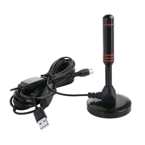 Bohaner DVB-T2 HD Antenne DVBT2 Antenne mit Verstärker 36Dbi+ HDTV Zimmerantenne 36DBi Verstärker 5M Kabel Fernsehkanäle Free TV-Programme