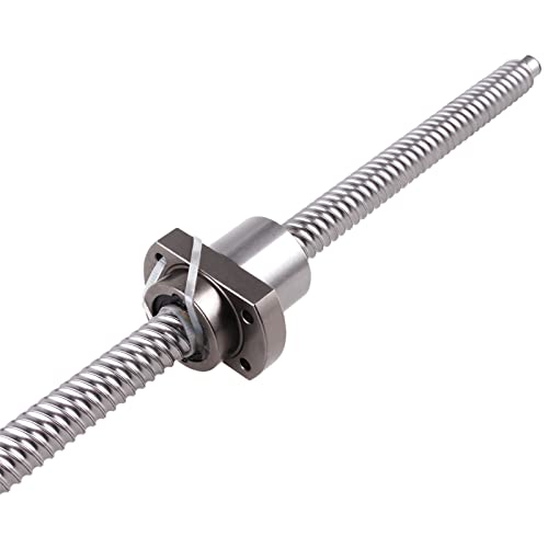HWWEI 1616 Lead -Ballsumme SFE1616 25 0mm 300 500 1000 mm gerollte Kugelschraube BK/BF12 Ende bearbeitet +SFE1616 Einzelmutter for CNC Maschine(Größe:550mm)