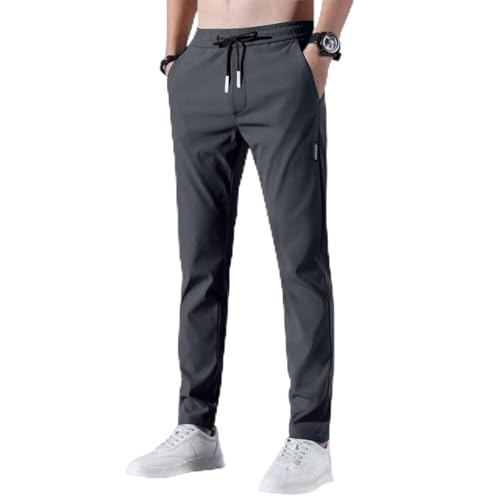 Generisch Jogginghose Herren Lang Sporthose Leichte Atmungsaktiv Schnelltrocknend Trainingshose Freizeithose Mit Reißverschluss Hose Stretch Sportbekleidung Für Breit