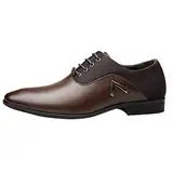 Elegante Schuhe Herren, Business Schuhe Herren Anzugschuhe Hochzeitsschuhe Derby Komfort Elegant Lederschuhe Halbschuhe Formal Männer Schuhe Tanzschuhe Oxford Klassischer Schnürschuhe Herrenschuhe