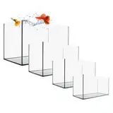 GarPet Aquarium aus Glas - Glasbecken für Süß- und Seewasser - hochwertiges Glas-Aquarium - Premium Fisch-Aquarium - Fisch-Becken 50 x 30 x 30 cm