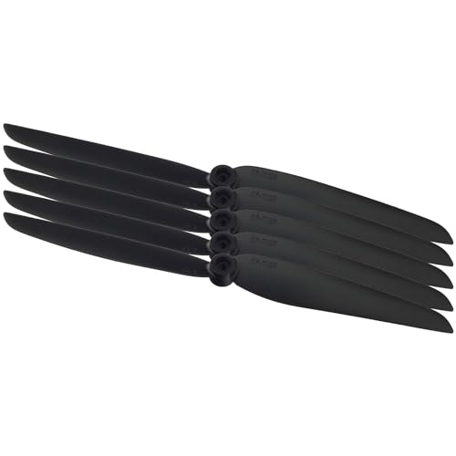 Overdrive-Racing 5X GWS 7x3,5 Luftschraube/Propeller GW/EP7035 178x89 Direct Drive Propeller Schwarz