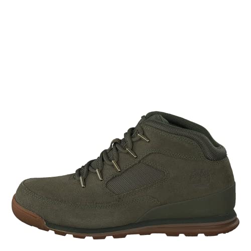 Timberland Herren Euro Rock Heritage L/F Basic Stiefel, Dark Green Suede, 43.5 EU