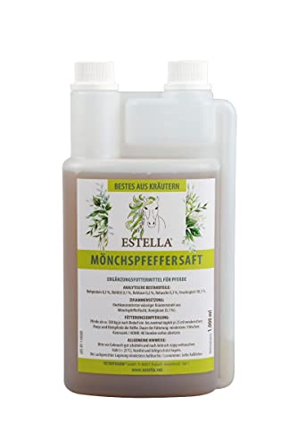 Mönchspfeffersaft für Pferde 1 Liter | Hormonhaushalt | auch bei Cushing & PPID geeignet | rein pflanzliche Wirkstoffe |