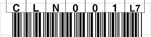 LTO 7 Cleaning Label horizontal Nummernkreis CLN001 - CLN020 (L7)