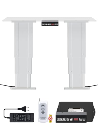 DIHOOL Programmierbare Hubtisch Elektrisch 120KG Last Synchrones Heben Lift 375-800MM 10MM/S für Hubtisch Wohnwagen
