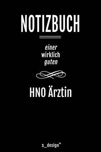 Notizbuch für HNO Ärzte / HNO Arzt / HNO Ärztin: Originelle Geschenk-Idee [120 Seiten liniertes blanko Papier ]