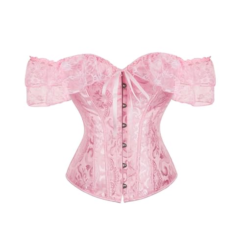 TYUIOP Korsett Damen SchnüRen Corsage Bustiers FüR Halloween Und Karneval Korsett Damen Bauchweg, Body Shaper Corsage, Taillenmieder Shaper, Cincher Shaper, Waist Trainer Corset
