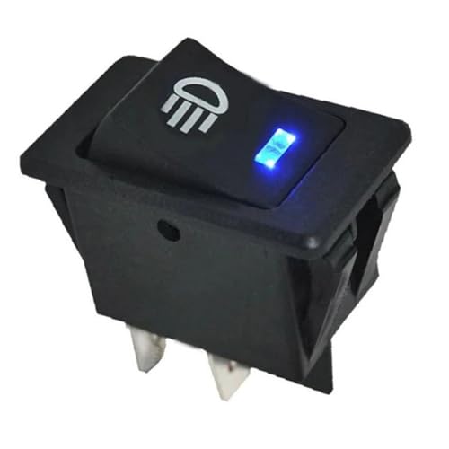 AXTGBHL 2 stücke Auto Auto Nebel Licht Toggle Dashboard Schalter Auf/Aus-Taste 12V