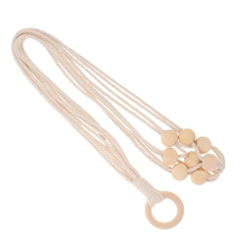 VANZACK Makramee-Pflanzenaufhänger Boho-Pflanzkorb Handgefertigt Gewebtes Baumwollseil Blumentopf Gehäkelter Pflanzenhalter Ständer Für Outdoor-Wohnkultur