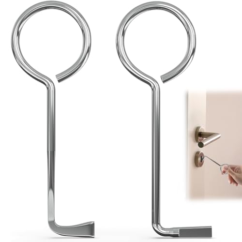 XPEX 2 Stück Lockpicking set türöffnungswerkzeug Profi Dietrich Set, Buntbartschlüssel Universal, Öffnet Nahezu Jede Tür, Universalschlüssel für Zimmertüren, Schlüsseldienst Türöffner Schlüssel