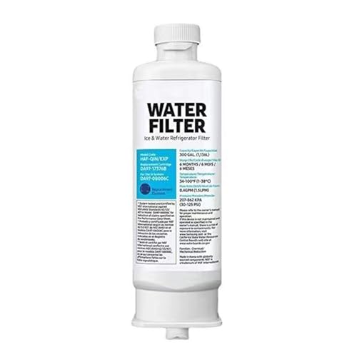 DA97-17376B Kühlschrank Wasserfilter, Kompatibel mit HAF-QIN/EXP, HAF-QIN, DA97-08006C, RF28R7351SG, Ersatz Kühlschrank Wasserfilter für Zuhause