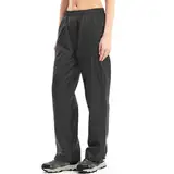Yenwits Regenhose Damen Wasserdicht Atmungsaktiv Leicht Fahrrad Überziehhose Winddicht Wanderhose Outdoor Trekkinghose Arbeitshose(2090,Schwarz,S)