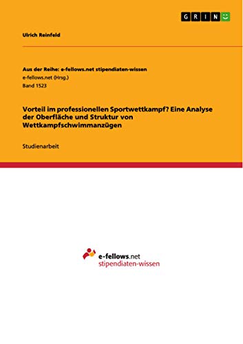 Vorteil im professionellen Sportwettkampf? Eine Analyse der Oberfläche und Struktur von Wettkampfschwimmanzügen