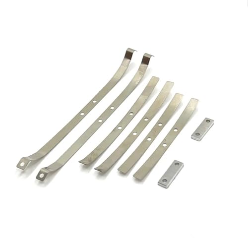IJOSADON Gebrauchte kompatible MN-Modell 1/12 MN82 LC79 RC-Autoteile Metall verbesserte Hinterachsfederplattenbaugruppe