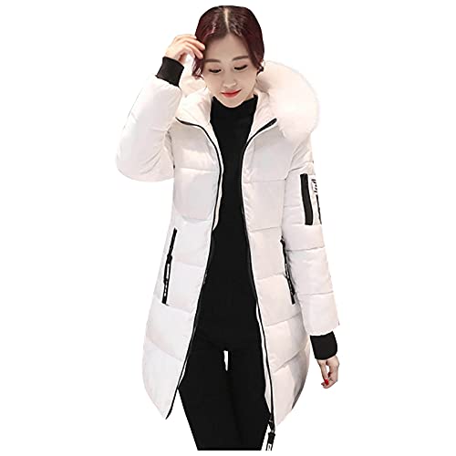 QHDDP Industrie Jacke Zirkusdirektor KostüM Piratin KostüM Parajumper Jacke Damen Herbst Jacke Sweatblazer Damen FrüHlingsjacken Damen Persianer Jacke Softshelljacke Damen Wandern Leichte（C-Weiß,XXL）
